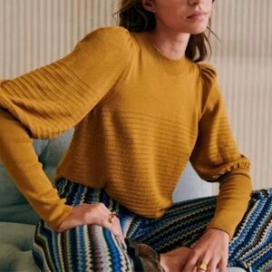 Sezane Willow Jumper in Gold XS